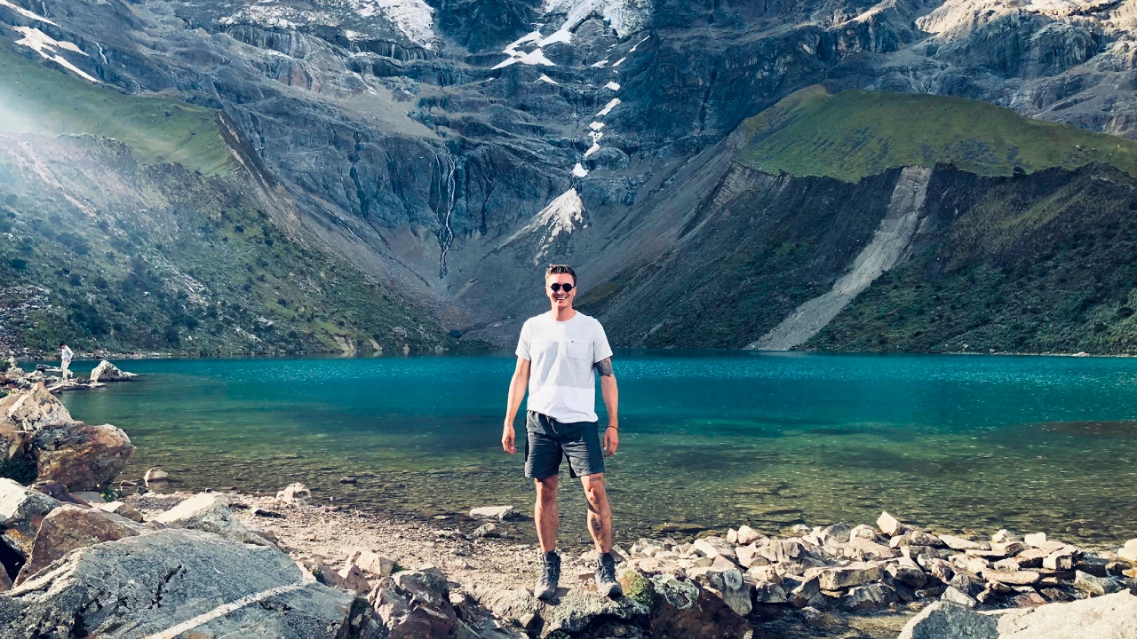 Tourist visiting the Humantay Lake | Salkantay Lake